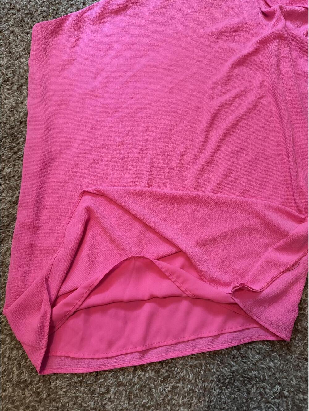 Pink Lily One Shoulder Dress Women’s Medium - Picture 5 of 6